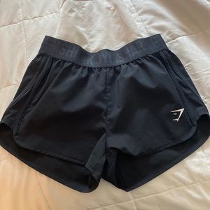 Gymshark training loose fit black shorts size small
